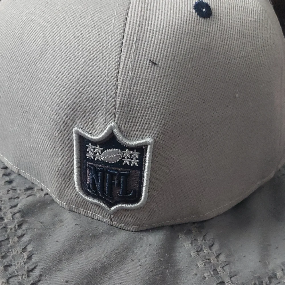 New Era Gray and Blue Star Logo Hat - Picture 3 of 3